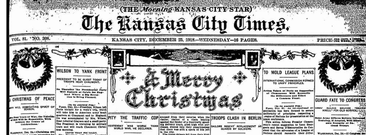 Kansas City Christmas –&nbsp;1918